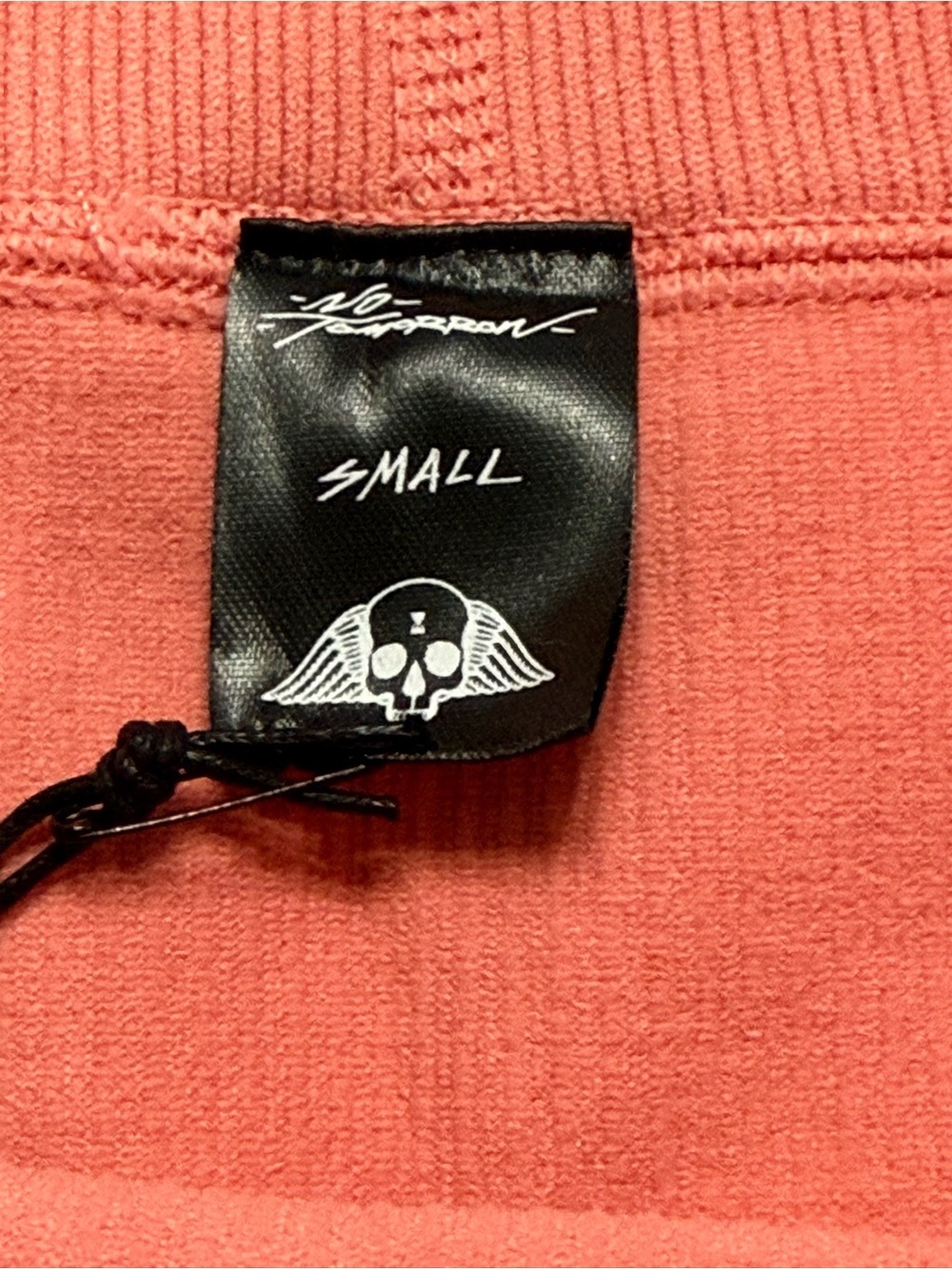 Civil No Tomorrow by Civil Regime Women’s Size S Coral Ribbed Biker Shorts NWT - Picture 2 of 6